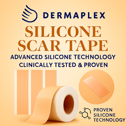 Silicone Scar Patch Skin Repair Sheets Removal Self-Adhesive Stretch Mark Tape Therapy Patch Burn Acne Scar Skin Care ﻿